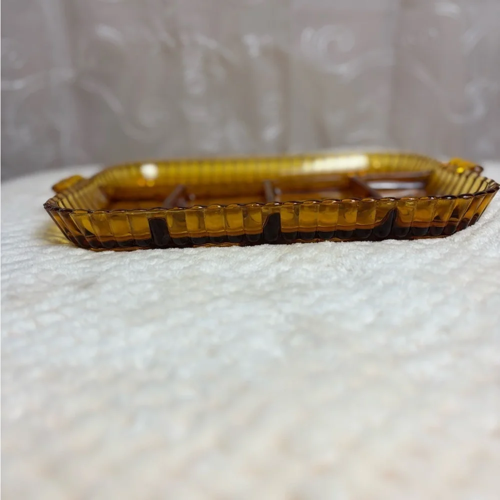 Vintage Indiana Glass 5 Part Relish Tray